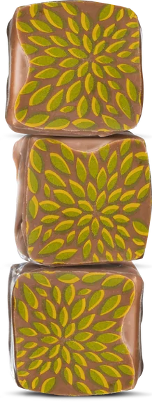 Cioccolatini assortiti scontornati su sfondo trasparente